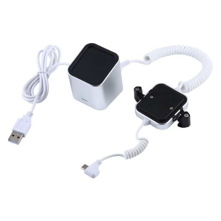 Aluminum Shell Square-column Anti-theft Alarm Stand Security System Burglar Alarm / Anti-theft Alarm Display Holder for Mobile Phones with Type-C / USB-C Port, Square-column Type-C Aluminum Shell Square-column Anti-theft Alarm Stand Security System Burglar Alarm / Anti-theft Alarm Display Holder for Mobile Phones with Type-C / USB-C Port, Square-column Type-C